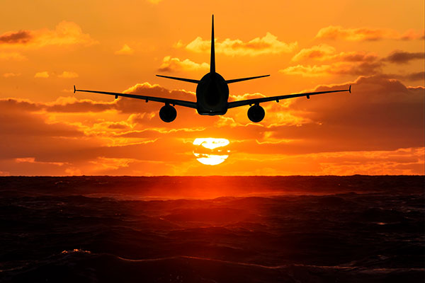 Plane at Sunrise